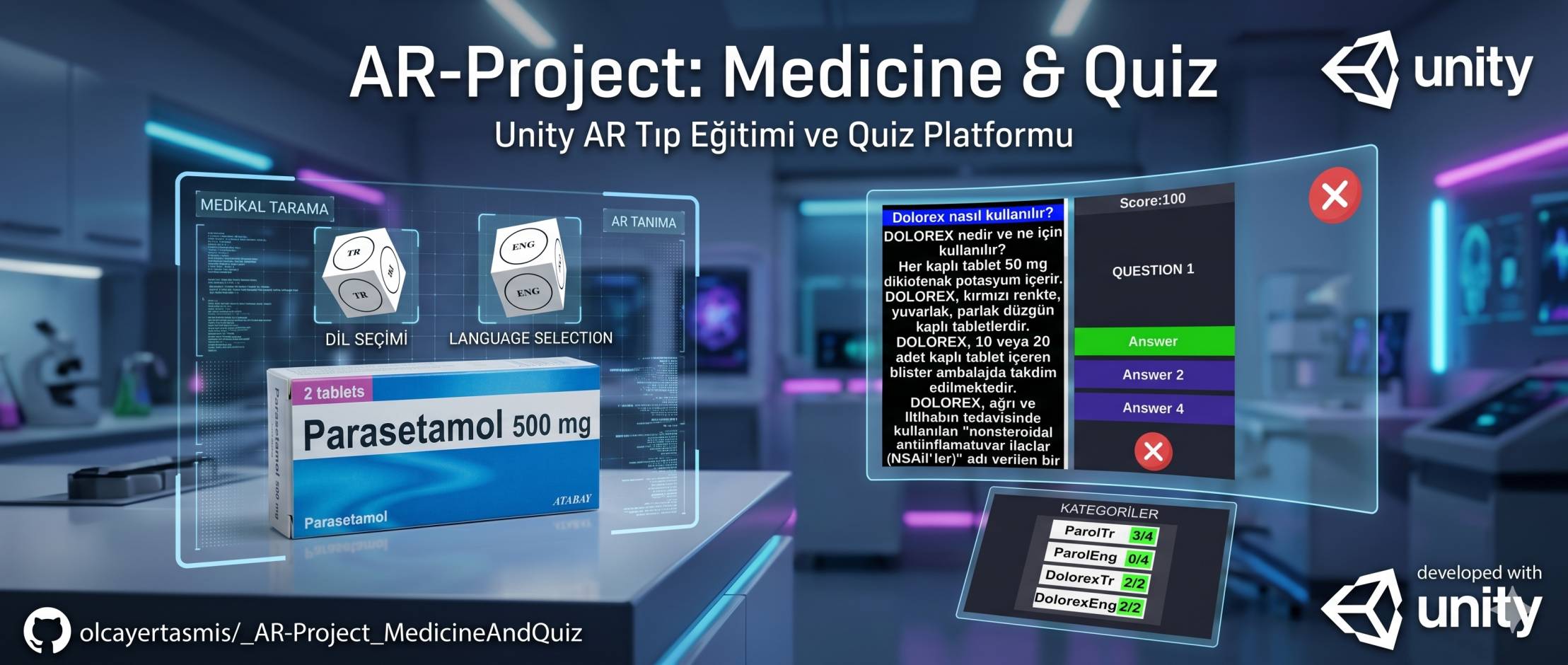 AR Medicine & Quiz